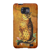 Vintage Owl Samsung Galaxy S Case