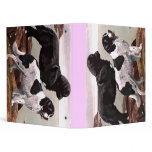 vintage painted newfoundlands Avery Binder