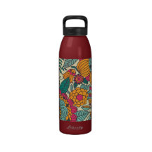 Vintage Paisley Flowers Drinking Bottles