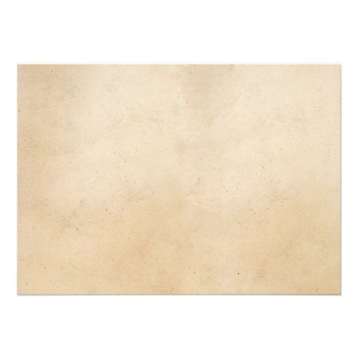 Vintage Paper Antique Parchment Template Blank Custom Invitations