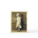 Vintage paper dress and hat notecard by lkranieri Vintage paper dress and hat notecard