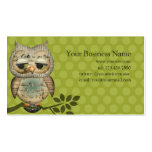 Vintage Paper Owl Business Cards