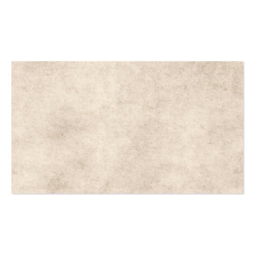 Vintage Paper Parchment Paper Template Blank Business Cards (front side)