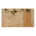 Vintage paper Profile Card business cards