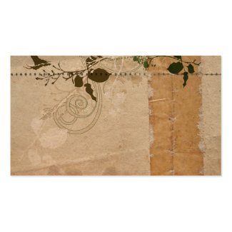 Vintage paper Profile Card profilecard