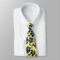 "Vintage Pareau" Hibiscus Necktie by DriveIndustries "Vintage Pareau" Hibiscus Necktie
