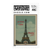 Vintage Paris, 1928, le Tour Eiffel Postage