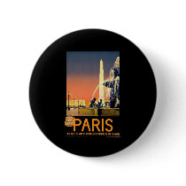 Vintage Paris Pinback Button