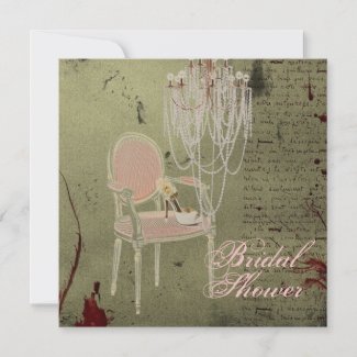 Vintage Paris Chic Bridal Shower Invitation zazzle_invitation