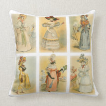 Vintage Paris Fashion Pillows