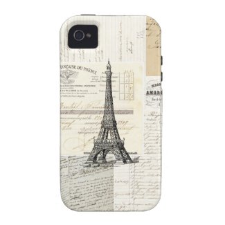 Vintage Paris French Case Vibe iPhone 4 Cases