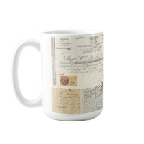 Vintage Paris French Ephemera Mug