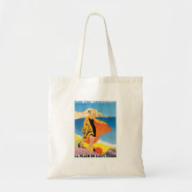 Vintage Paris Lyon Mediterranee Canvas Bags