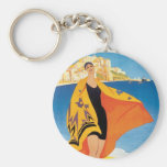 Vintage Paris Lyon Mediterranee Key Chain