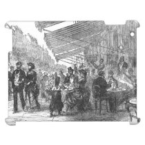 Vintage Paris Montmartre Cafe iPad Case at Zazzle