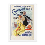 Vintage Paris Opera Theatre Carnival 1892 Post Cards