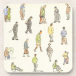 Vintage Paris People Coaster