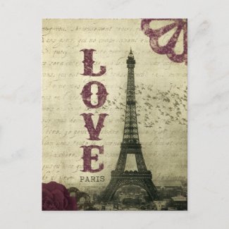 Vintage Paris Post Card