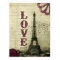 Vintage Paris Post Card