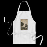 Vintage Paris Postcard, Eiffel Tower aprons