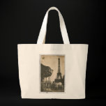 Vintage Paris Postcard, Eiffel Tower bags