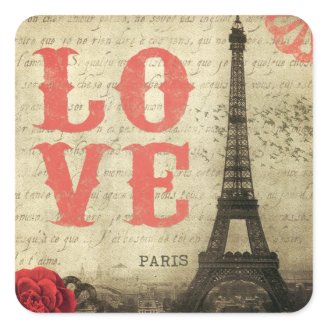 Vintage Paris Sticker