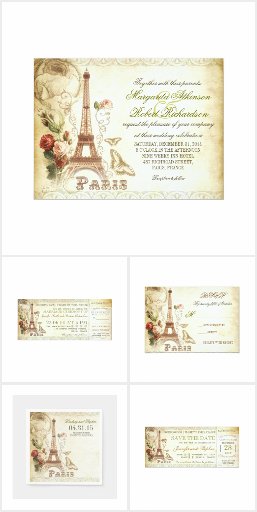 Vintage Paris Wedding Collection