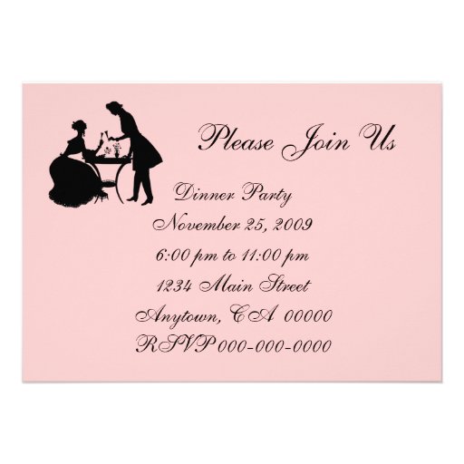 Vintage Party Custom Invites