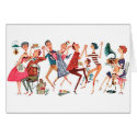 Vintage Party Illustration Card