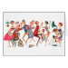 Vintage Party Illustration Card