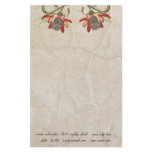 Vintage Passion Flower Personalized Stationery
