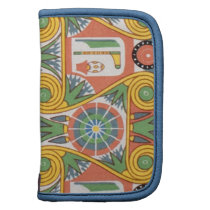 Vintage Pastel Egyptian Geometric Graphic Pattern Folio Planners