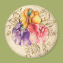 Vintage Pastel Flowers Refrigerator Magnet Vintage Pastel Flowers Refrigerator Magnet