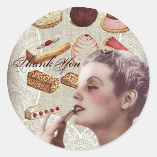 vintage pastry <b>bridal shower</b> tea party classic round sticker - vintage_pastry_bridal_shower_tea_party_classic_round_sticker-r40ea693e244a479982621ce0a6f6ca3b_v9waf_8byvr_324