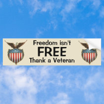 Vintage Patriotc bumper stickers by YesterdayCafe Vintage Patriotc bumper stickers