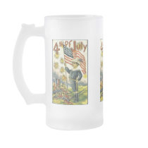 Vintage Patriotic 4th of July Coffee Mug
