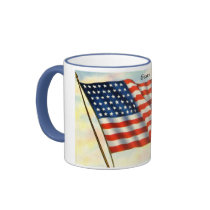 Vintage Patriotic 4th of July Mug