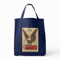 Vintage Patriotic Independence Day Canvas Bags