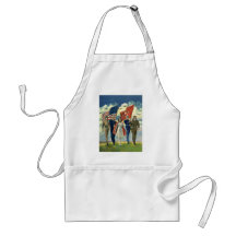 Vintage Patriotic, Military Personnel Apron