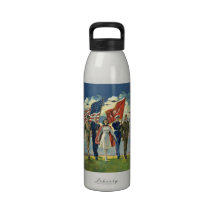 Vintage Patriotic, Military Personnel Reusable Water Bottles