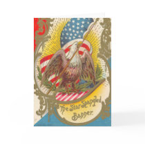 Vintage_Patriotic_Star Spangled Banner_Card