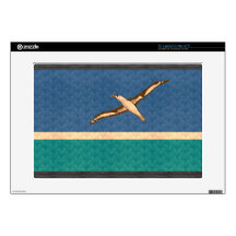 Vintage Pattern Midwayer Flag 15" Laptop Skins
