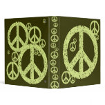 Vintage Peace Signs binders