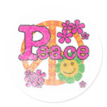 Vintage Peace Sticker