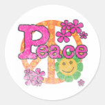 Vintage Peace Sticker