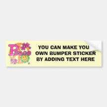 Vintage Peace T-shirts and Gifts Bumper Sticker