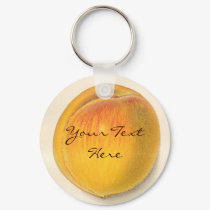 Vintage Peach Keychain