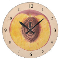 Vintage Peach Wall Clock