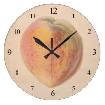 Vintage Peach Wall Clock