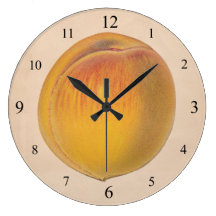 Vintage Peach Wall Clock